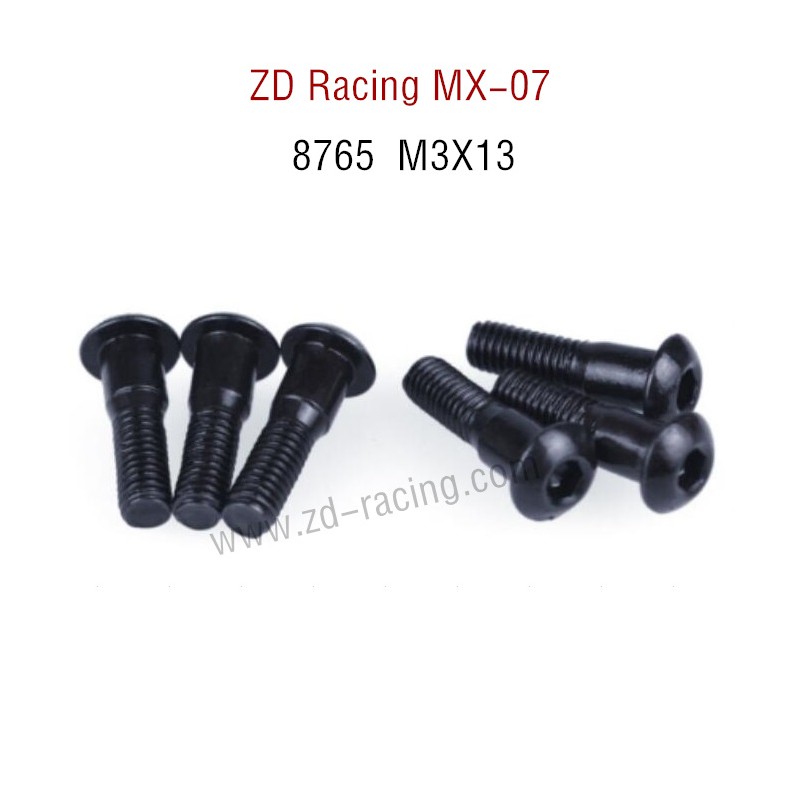 ZD Racing MX-07 RC Car Parts M3X13 Screw Rod 8765