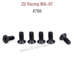 ZD Racing MX-07 RC Car Parts Flat Head Screws 8766