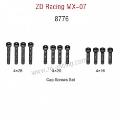 ZD Racing MX-07 RC Car Parts Cap Screws Set 8776