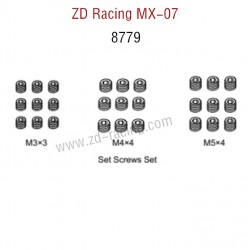 ZD Racing MX-07 RC Car Parts Screw Set 8779