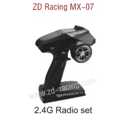 ZD Racing MX-07 RC Car Parts 2.4G Radio Set 7595