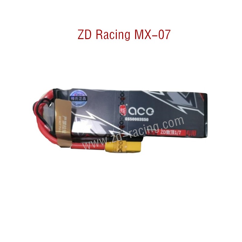 ZD Racing MX-07 RC Car 11.1V 5000mah Li-po Battery XT60-plug