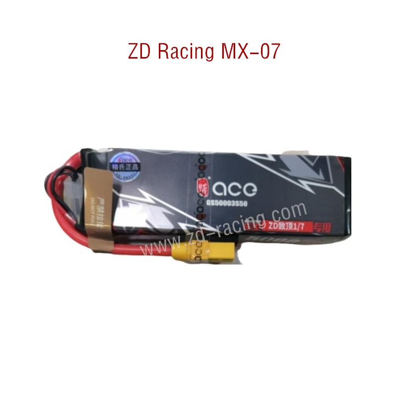 ZD Racing MX-07 RC Car Parts Battery XT90-plug 8606