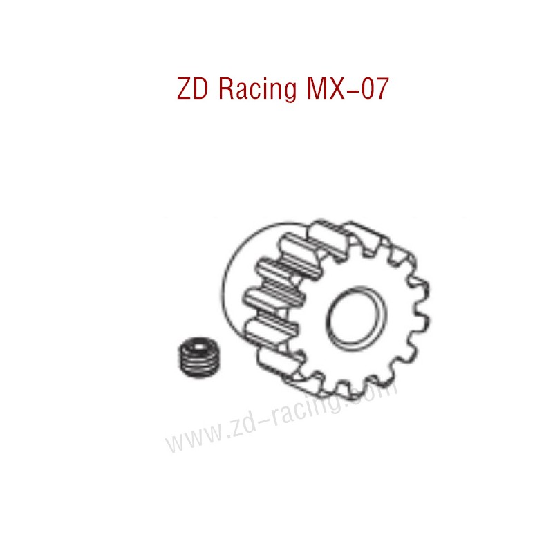 ZD Racing MX-07 RC Car Parts Motor Gear 15T 8632