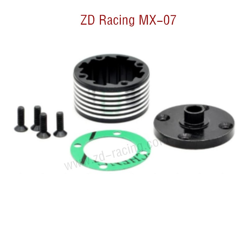 ZD Racing MX-07 RC Car Parts Center Differ Case Aluminium CNC 8655