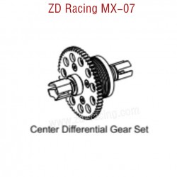 ZD Racing MX-07 RC Car Parts Center Differential Gear Set 8747