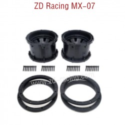 ZD Racing MX-07 RC Car Parts Wheel 8750 black