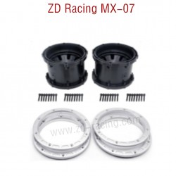 ZD Racing MX-07 RC Car Parts Wheel 8751 silver