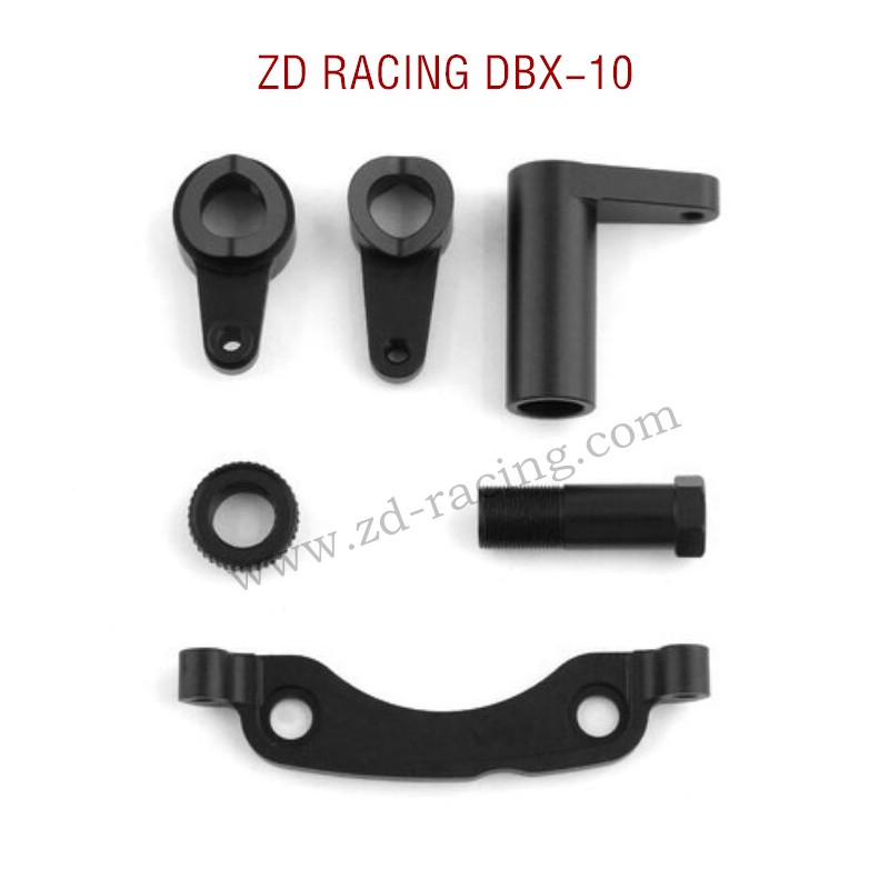 ZD RACING DBX-10 RC Car Upgrade Parts Steering Kit black