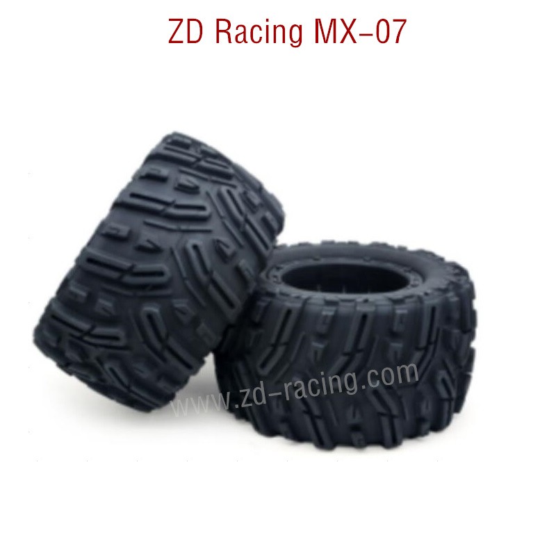 ZD Racing MX-07 RC Car Parts Wheel and Tire 8752 black