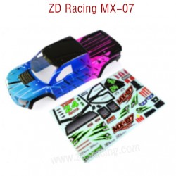 ZD Racing MX-07 RC Car Parts Car Body and sticker