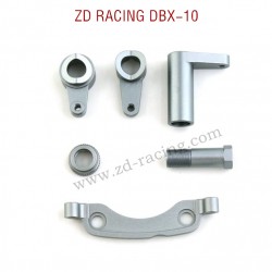 ZD RACING DBX-10 RC Car Upgrade Parts Steering Kit silver