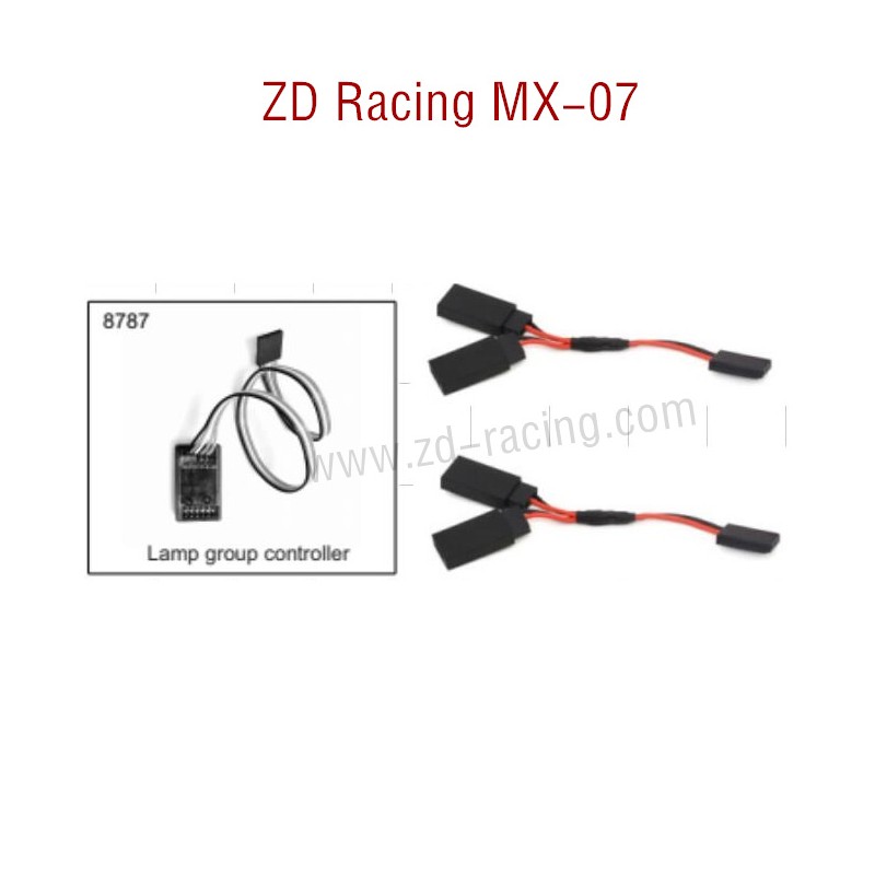 ZD Racing MX-07 RC Car Parts Lamp group controller SET 8787