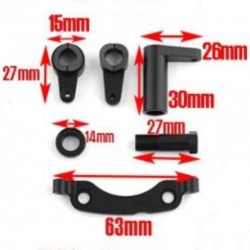 ZD RACING DBX-10 RC Car Upgrade Parts Steering Kit size