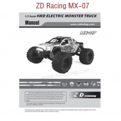 ZD Racing MX-07 RC Car Manual