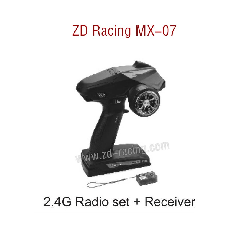 ZD Racing MX-07 RC Car Parts Radio set and Receiver 8791