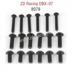 ZD Racing DBX 07 RC Car Parts button head screw set 8079