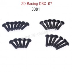 ZD Racing DBX 07 RC Car Parts button head screw set 8081