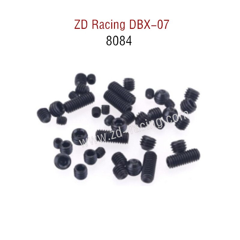 ZD Racing DBX 07 RC Car Parts All Of Machine Screw 8084