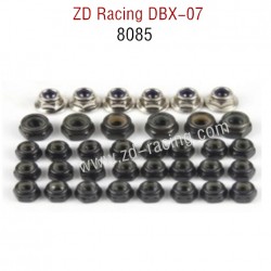 ZD Racing DBX 07 RC Car Parts Hex Nuts M3 8085