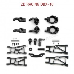 ZD RACING DBX-10 RC Car Upgrade Parts Metal Parts Kit black