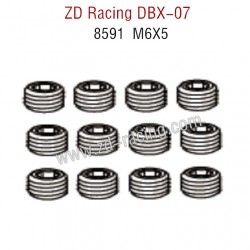 ZD Racing DBX 07 RC Car Parts Set Screws M6X5 8591