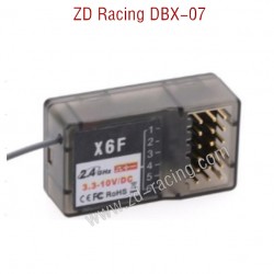 ZD Racing DBX 07 RC Car Parts 2.4GHz X6F Receiver 7596