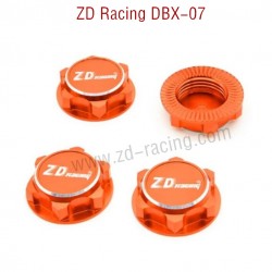 ZD Racing DBX 07 RC Car Parts Wheel Nut CNC 8556 orange