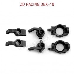 ZD RACING DBX-10 RC Car Upgrade Parts Front and Rear Wheel Cups Set black