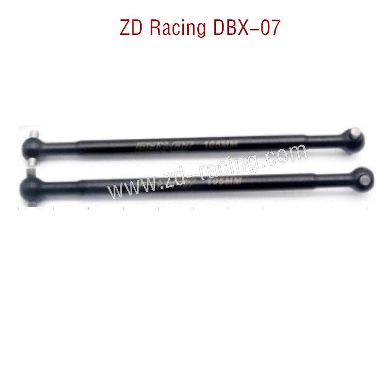 ZD Racing DBX 07 RC Car Parts Rear Drive Shaft 8612