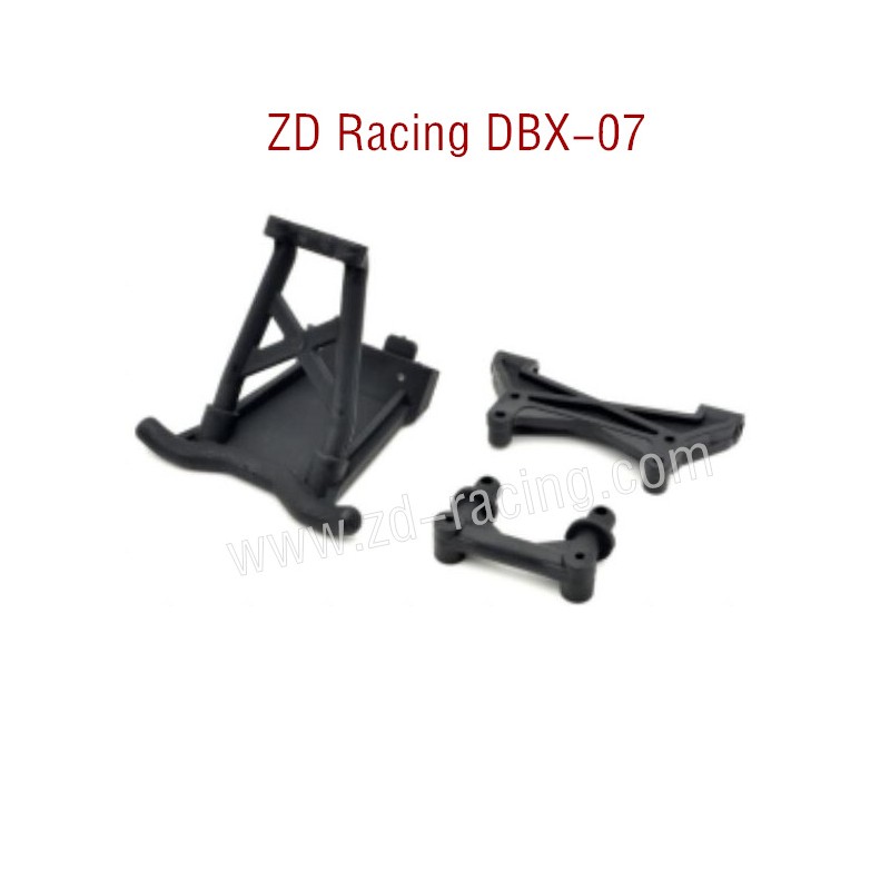 ZD Racing DBX 07 RC Car Parts Front Bumper Body post set 8637