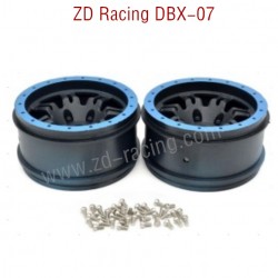 ZD Racing DBX 07 RC Car Parts Wheel 8640 blue