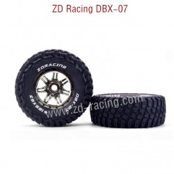 ZD Racing DBX 07 RC Car Parts Tires assembly 8643 grey