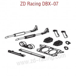 ZD Racing DBX 07 RC Car Parts Trim kit 8646