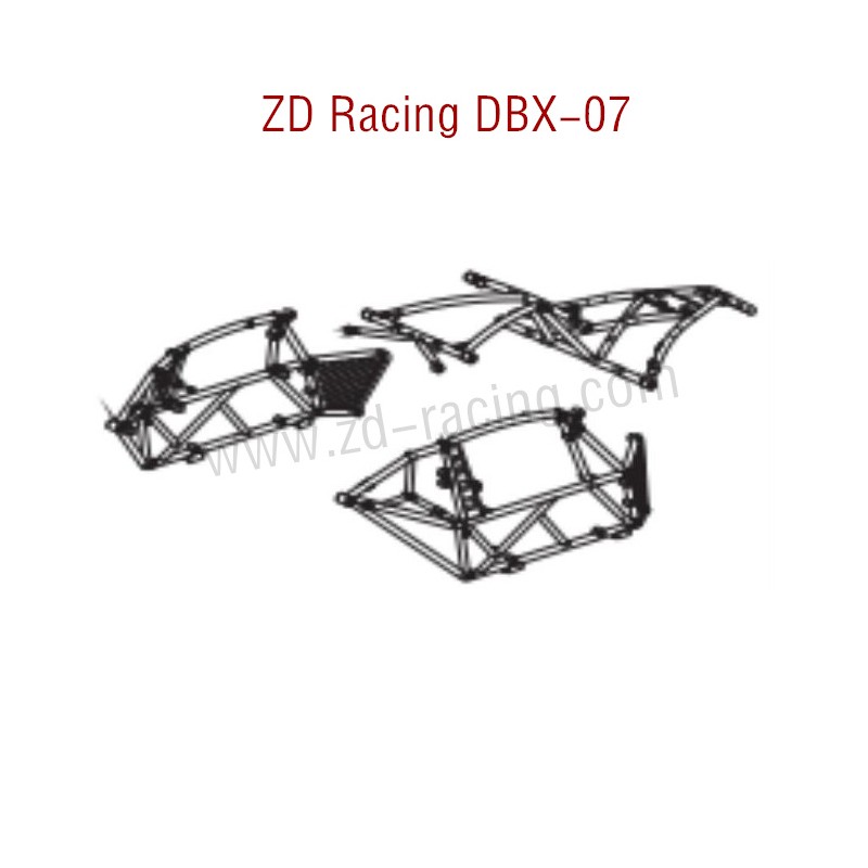 ZD Racing DBX 07 RC Car Parts To Protect the rack 8647