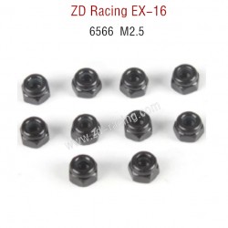 ZD Racing EX16 RC Touring Car Parts 6566 M2.5 locket set