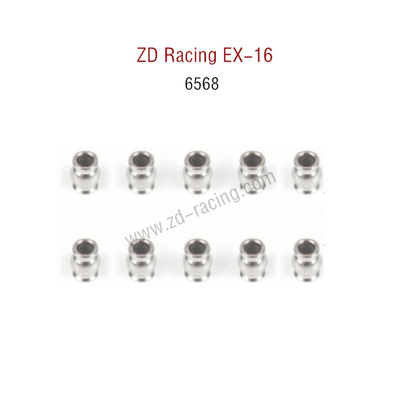 ZD Racing EX16 RC Touring Car Parts 6568 Ball head set