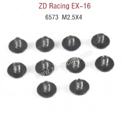 ZD Racing EX16 RC Touring Car Parts 6573 M2.5X4 Round head meson scew