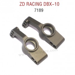 ZD RACING DBX-10 RC Car Upgrade Parts Rear Wheel Cups CNC 7189 silver