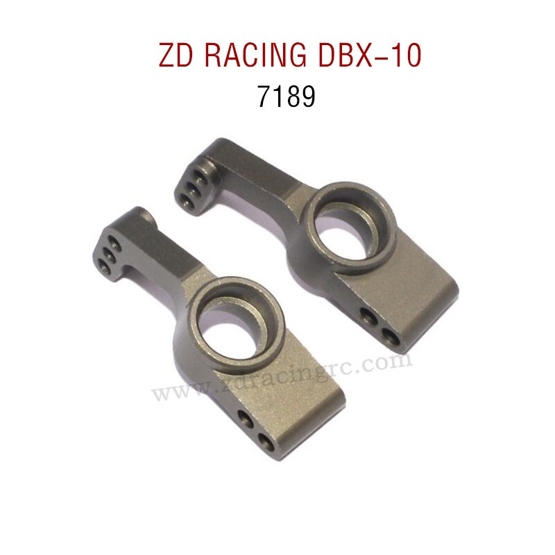 ZD RACING DBX-10 RC Car Upgrade Parts Rear Wheel Cups CNC 7189 silver