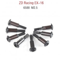 ZD Racing EX16 RC Touring Car Parts 6588 M2.5 Pan head cross screw steps