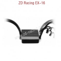 ZD Racing EX16 RC Touring Car Parts 6091 30A Brushless ESC