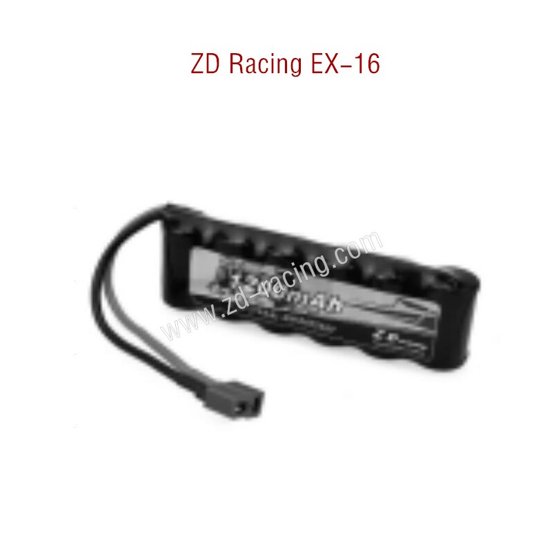 ZD Racing EX16 RC Touring Car Parts 6159 7.2V 1200mAh Ni MH Battery