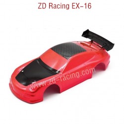 ZD Racing EX16 RC Touring Car Parts Car A body red