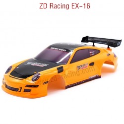 ZD Racing EX16 RC Touring Car Parts Car A body orange