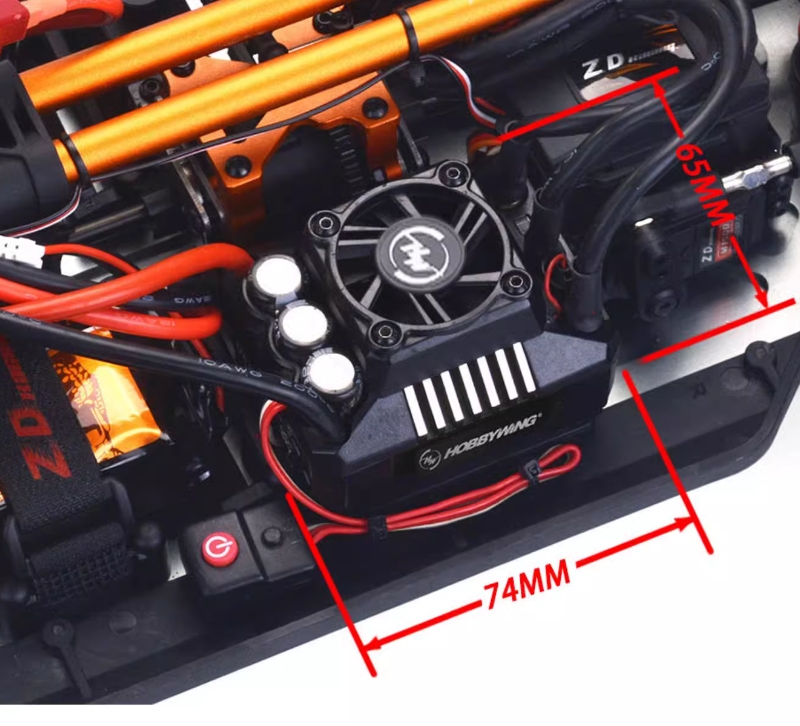 ZD Racing DBX-07 RC Car ESC Seat details: