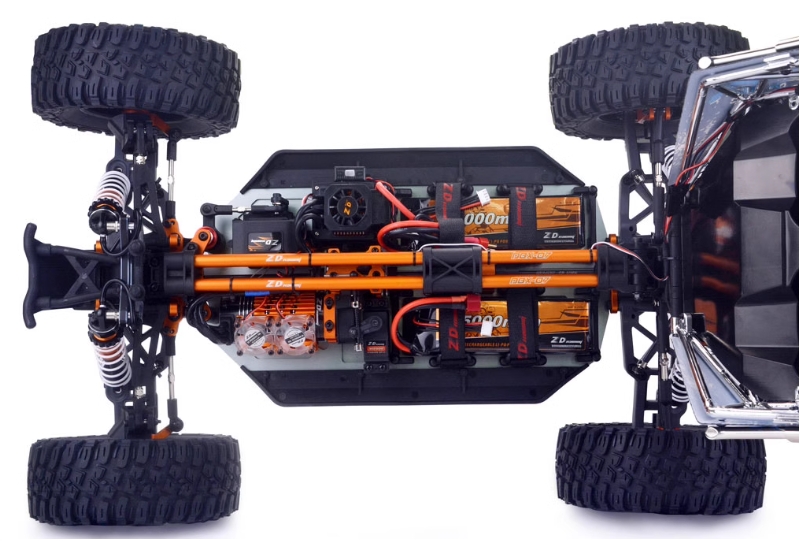 ZD Racing DBX-07 RC Car internal construction details: