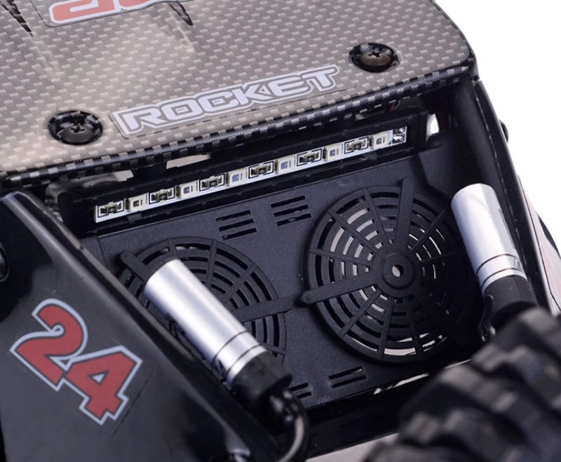 ZD RACING DBX-10 RC Car cooling system details: